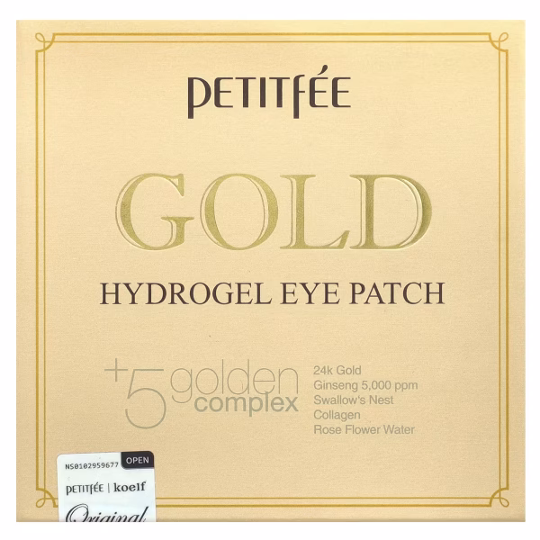 Petitfee, Gold Hydrogel Eye Patch, 60 Patches - Image 3