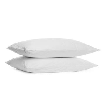 Cotton Housewife Pillowcases 180 Thread Count - White