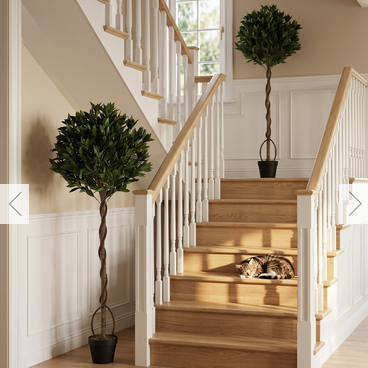 Outsunny Artificial Bay Laurel Topiary - Green / 150cm